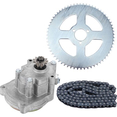 Kit embrayage, tambour, boîte de vitesses, pignon et chaîne T8F pour karting, mini-moto et moto cross Ty Rod II 33cc, 43cc et 49cc (1/5)