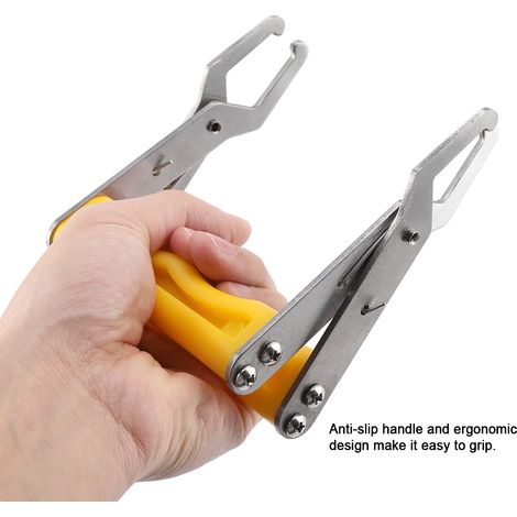 Outil de levage de cadres de ruche en acier inoxydable (1/5)