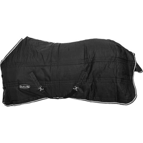 Misura 115 cm UMBRIA EQUITAZIONE COPERTA BOX 250 GR MOLDE NERO CAVALLO
