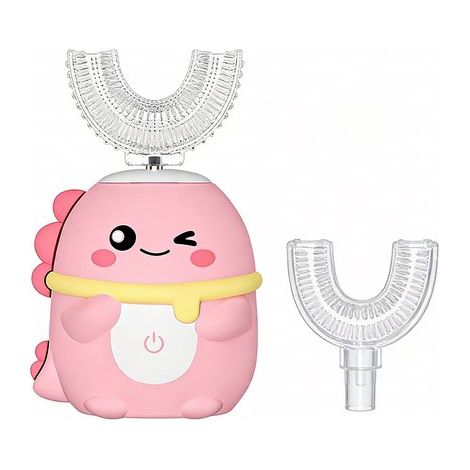 Brosse à dents électrique pour enfants – Brosse à dents sonique automatique en forme de U – 6 modes de nettoyage – Convient aux enfants de 7 à 14 ans-AquaForge