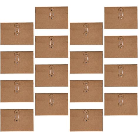 Kraftpapierumschläge Vintage Stil 20 Stück mit