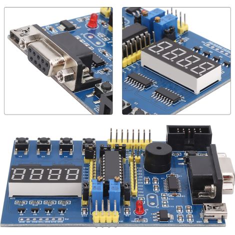 C8051F Entwicklungskit für Lernzwecke, industrielles Steuermodul, experimentelle Systemplatine, 3-5V Netzteil. (1/5)