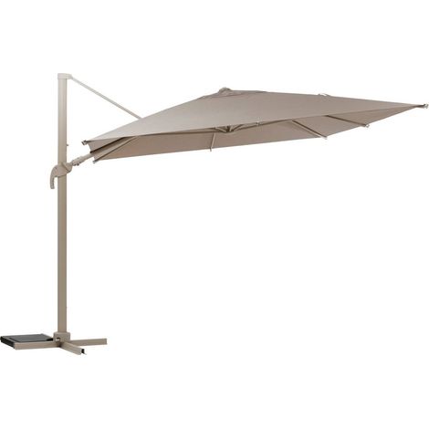 Ombrellone rettangolare offset melhia 4x3m in lino - Hespéride (1/5)