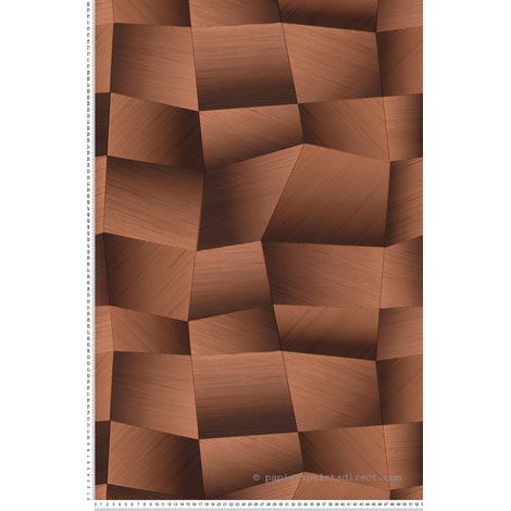 Papier peint Géométrique Marron Metropolitan Stories 5 Vibes & Styles A.S. Création (1/5)