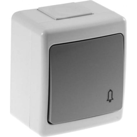 Interruttore ermetico singolo Beta, a campana, grigio, IP44 /D.3610WD/