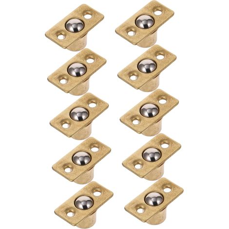 Lot de 30 loquets à bille pour porte placard, verrous ressort meubles (1/5)