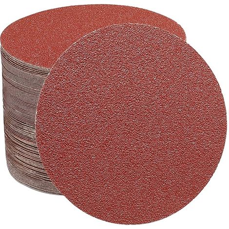 Disque de Ponçage,Papier Abrasif 125 mm 70 Disques -40/60/100/150/240/320 / 600 pour Meulage Fraisage Gravure (10 par taille de grain)