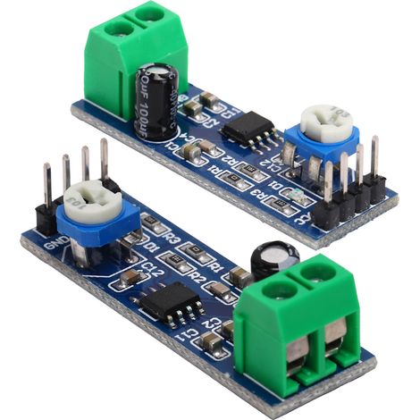 Carte Amplificateur Audio Mono LM386 Gain 200x - Module d'Amplification 5V-12V pour Projets DIY