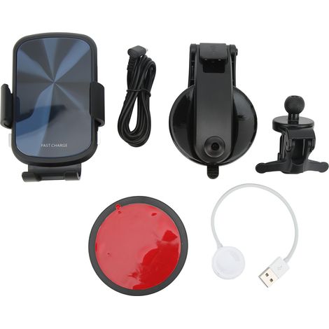 Station de charge sans fil 15W QC 3.0 Support pour téléphone Chargeur sans fil pour appareils compatibles (1/5)