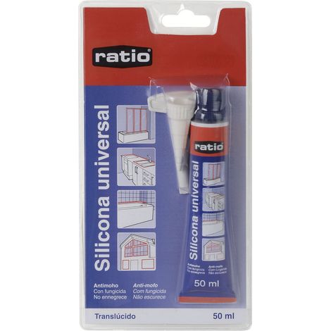 Silicona universal RATIO 50 ml translúcido
