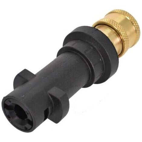 Adaptateur de Pistolet pour Nettoyeur Haute Pression, Raccord Femelle 1/4\" à Connexion Rapide, Compatible avec Karcher K2-K7, Accessoire pour Nettoyage Haute Pression (1/5)