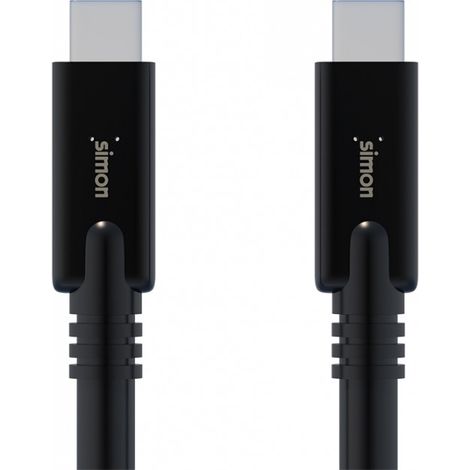 C ble USB 3.1 C - USB C noir 1m SIMON (1/5)