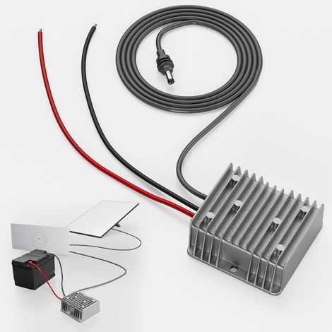 Convertisseur de Tension 12 V 24 V à 30 V 3,5 A avec Cordon d'alimentation DC,9 V-28 V Convertisseur Boost DC,pour Mini, Camping-Car et Voyage (1/5)