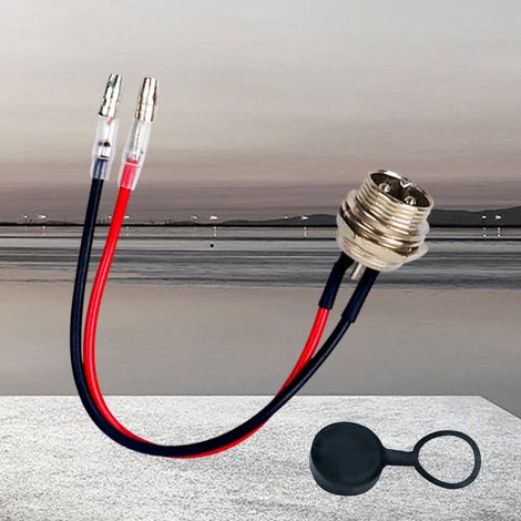 Compatible avec les accessoires de la trottinette Kugoo M4, câble de connexion pour port de charge à connecteur en T, câble adaptateur, câble de transmission - Connecteur de charge GX16