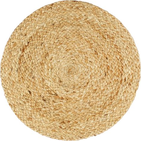 Napperons 6 pcs Naturel Plain 38 cm Rond Jute (1/4)