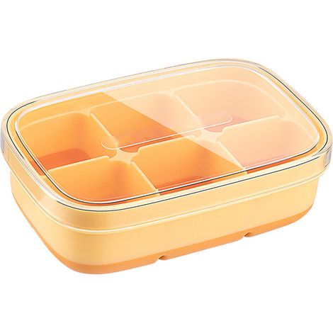 Moule à glaçons carrés en silicone alimentaire, moule robuste et réutilisable pour boissons fraîches (1/5)