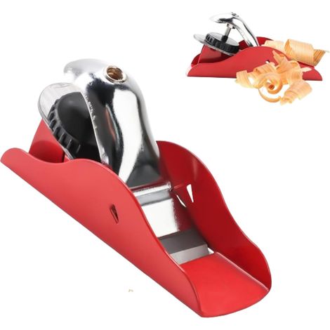 CSPARKV Mini-Zimmerei-Handhobel, leichter manuell verstellbarer kompakter Holzhobel, Hobel, Holzhobel, Holzhobel, praktisches Werkzeug für Holzhandwerk, Schneiden, Skulpturenmodelle (135 mm) (1/5)