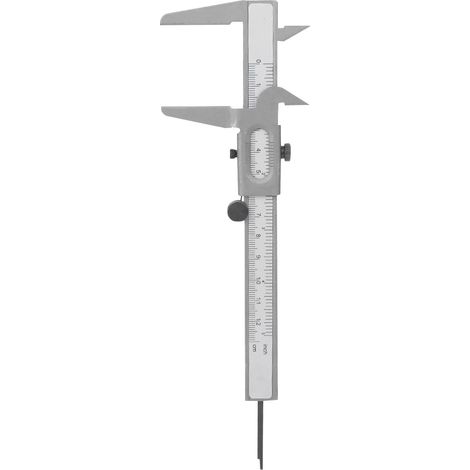 Hochpräziser 125-mm-Metallmessschieber, manuelles Messwerkzeug, professionelles Mikrometerlineal, universeller Messschieber. (1/5)