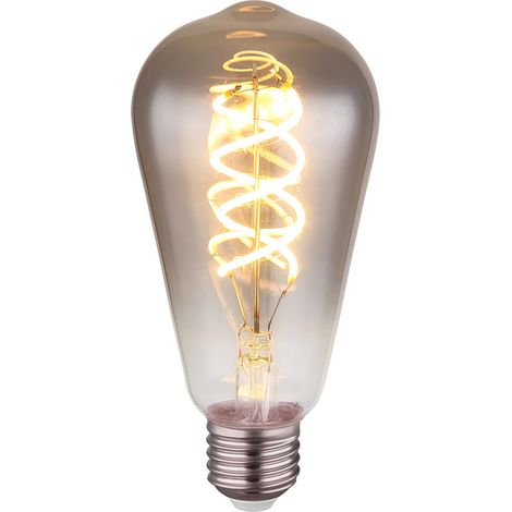 E27 Filament LED - 6,5 Watt, 220 Lumen, 2000 Kelvin Ø6,4cm - extern dimmbar (1/5)