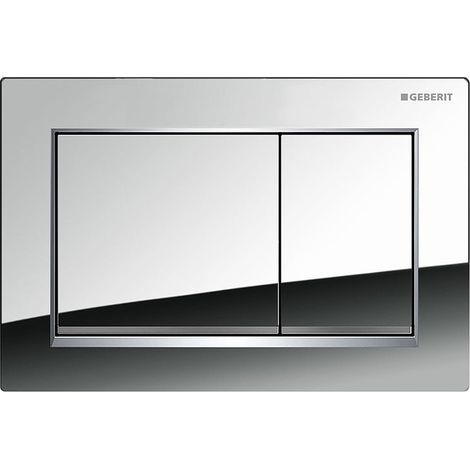 Geberit Omega20 - Betätigungsplatte OMEGA20, chrom poliert / chrom matt 115.080.KH.1