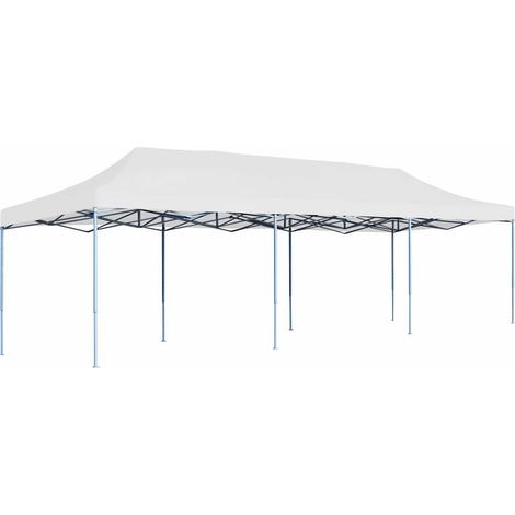 vidaXL Carpa para fiestas pop-up plegable blanco 3x9 m (1/5)
