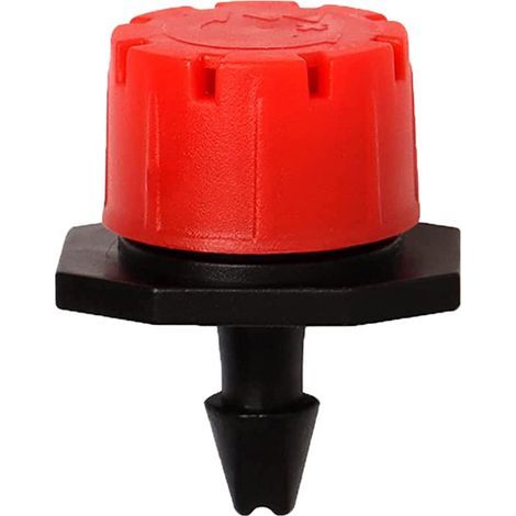 200 Pieces Adjustable Irrigation Drippers, Micro Plastic Drip Irrigation Drippers for Watering, Sprinkler Heads for Flower Beds, Lawns, and Plants (1/5)