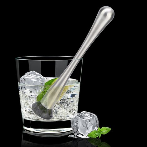 Pilon à cocktails en acier inoxydable, pilon à glace durable, marteau mélangeur à boissons