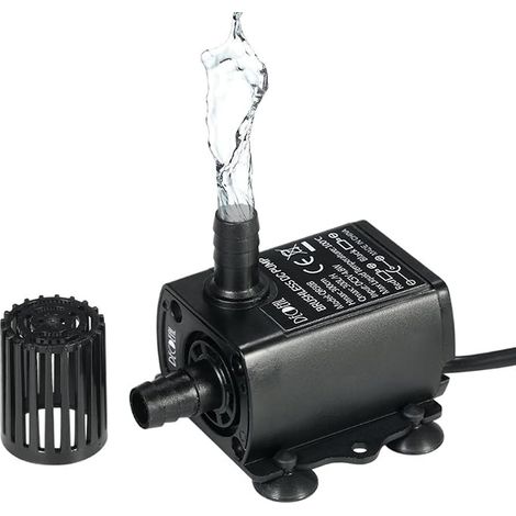 Mini USB Water Pump DC5V Brushless Submersible Pump for Aquarium Fountain Garden Pond Circulation Systems (1/3)