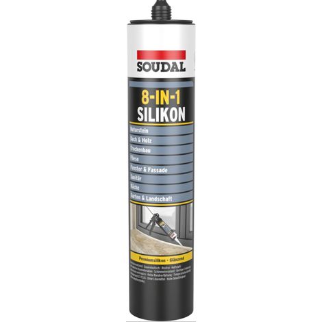 Soudal Premium Silikon 8-in-1300ml buche