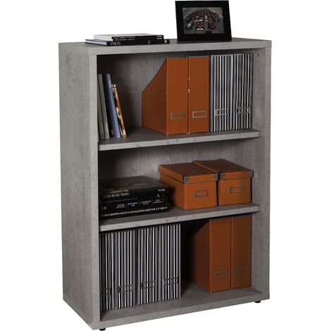 Libreria Linea 3 Rip. Cemento Composad Egaleo 35 x 81 x 111,9 cm