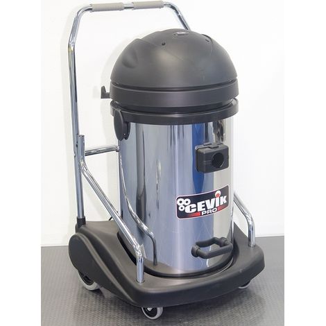 ASPIRADOR 77 LTS. 3 MOTORES CEVIK PRO CE-PRO703INOXTR