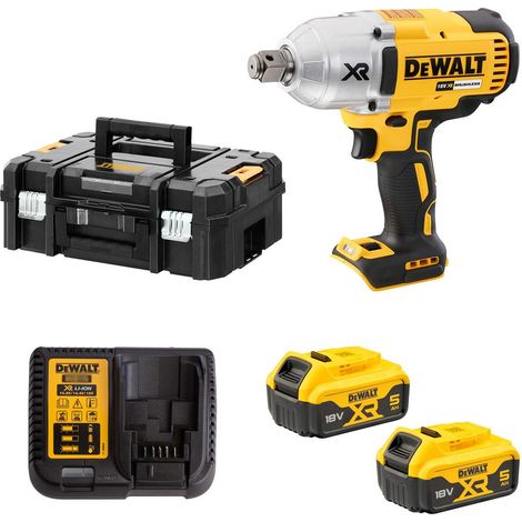 Clé à chocs DeWALT DCF897P2 XR 18V 2x5Ah BL 1625Nm 3/4'' valise (1/5)