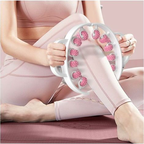 Anti-Cellulite-Massagering, Beinmassagering, Klemmrollen für Männer und Frauen, große und kleine Beine, Muskelentspannung, Yoga, Fitness, multifunktionale Stützrollen