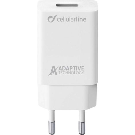Cellularline USB Adaptive Fast Charger 15W Caricabatterie da Rete Bianco (1/4)