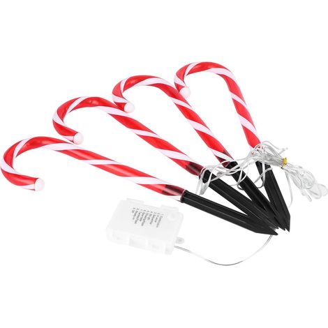 Lampe De Marche LED - 4 Pièces - Étanche IP44 - Pour Jardin Cour Patio Allée - Décoration Noël Extérieur (1/5)