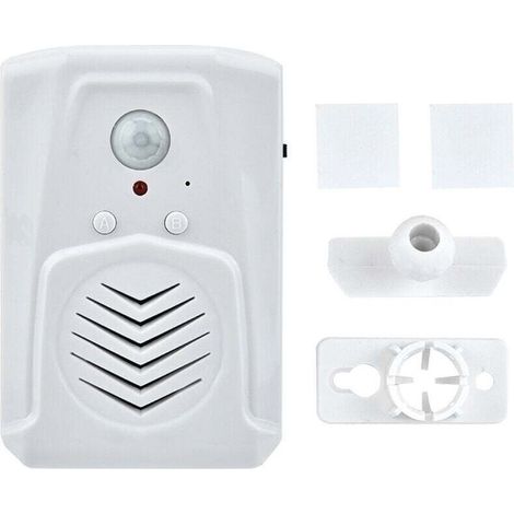 Alarme de détecteur de mouvement alimentée par USB/batterie lecteur audio MP3 sonnette à induction infrarouge (1/4)