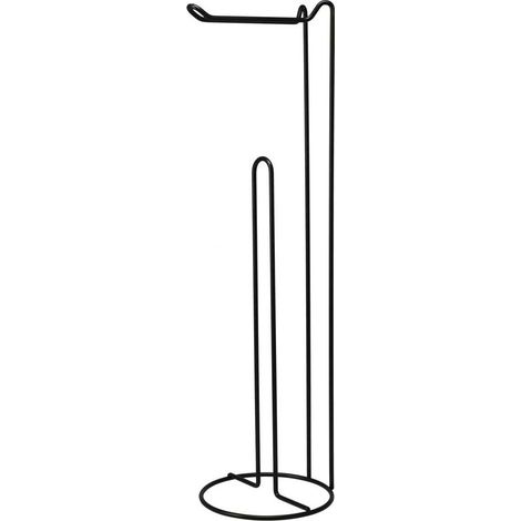 Toilettenpapierhalter, Metall, schwarz, 54 cm (1/3)