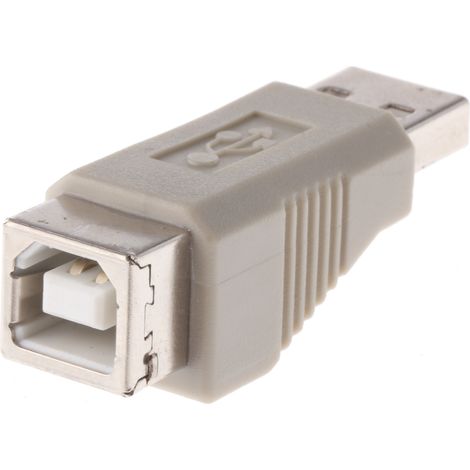 Adaptateur RS PRO, USB A, mâle vers USB B Femelle ( Prix pour 1 ) (1/2)