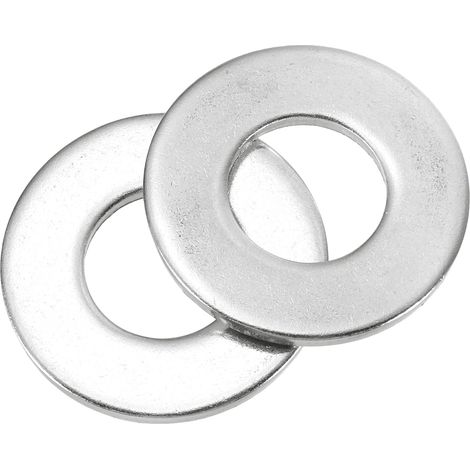 8Pcs M22 Rondelles Plates Rondelle Plate pour Vis Boulons Argent (1/5)