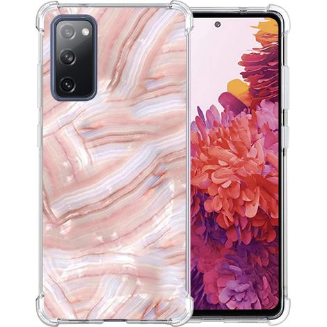CUSTODIA IN SILICONE PER SAMSUNG GALAXY S20 FE 4G/5G 6.50"" CUSTODIA ROSA PERLA (1/5)