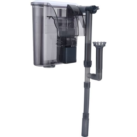 Flacher, wandmontierter, kleiner, multifunktionaler und leichter Aquariumfilter mit Entfettungsfolie (CN) (1/5)