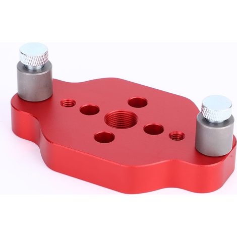 Gerader Lochpositionierer aus Aluminiumlegierung für Heimwerker (Bohrpositionierer, Bohrerführung, Bohrerschlüssel) (1/5)