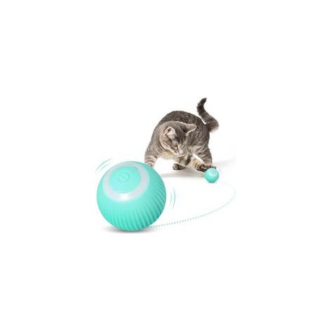 Balle Intelligente pour Chat,Jouet Chat Interactif,Rotation Automatique a 360 Degrés et Chargement USB,Jouet Chat Interactif Interieur pour Chat Chatons
