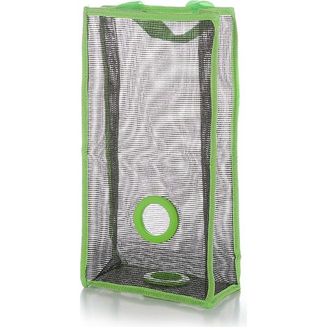 Distributeur de sacs poubelle en filet, distributeur de sacs plastiques suspendu (1/5)