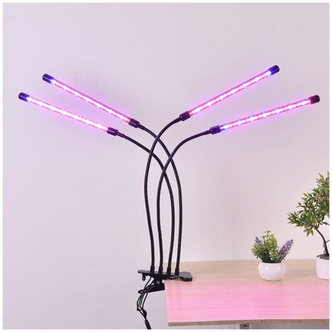 Pflanzenlampe, 360°-LED-Pflanzenlampe, Zimmerpflanzenlampe mit Zeitschaltuhr, LED-Pflanzenlampe, Blumenwachstum (1/5)