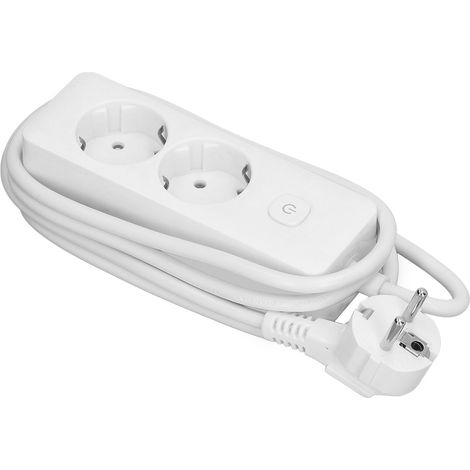 Multiprise 2200 W, plusieurs prises, boîtier de connexion 10 A, prise de courant, fiche UE 250 V SF008‑2 (1/5)