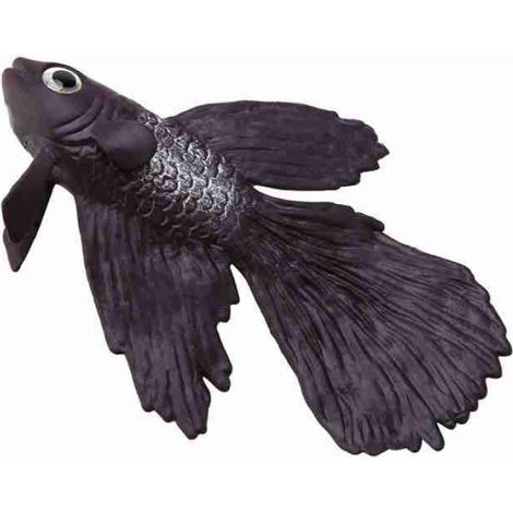 Décoration de la pêche à la pêche Décoration d'aquarium drôle de silicone artificiel animalerie vegetale N ° 2 brun betta (1/4)