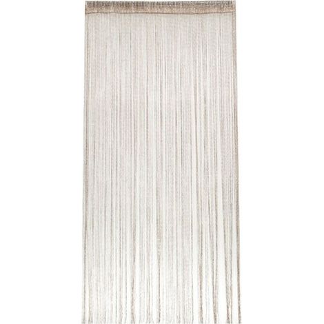 Tissu séparateur de porte et rideau Dewdrop, pour salon, décoration festive, champagne or 100 x 200 cm