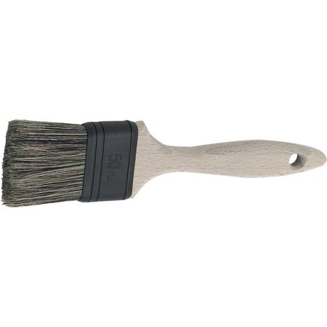 Beizpinsel 50 mm reine graue Chinaborste Kunststoff (1/2)