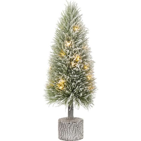 Sapin de Noël Déco à LED "Russell" 60cm Vert (1/5)